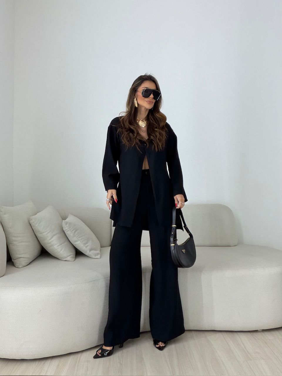 CONJUNTO ODETTE CALÇA PRETO