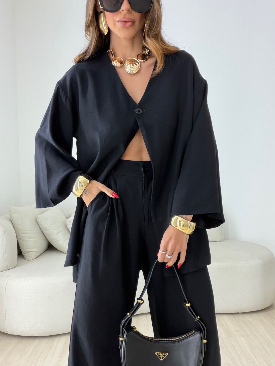 CONJUNTO ODETTE CALÇA PRETO