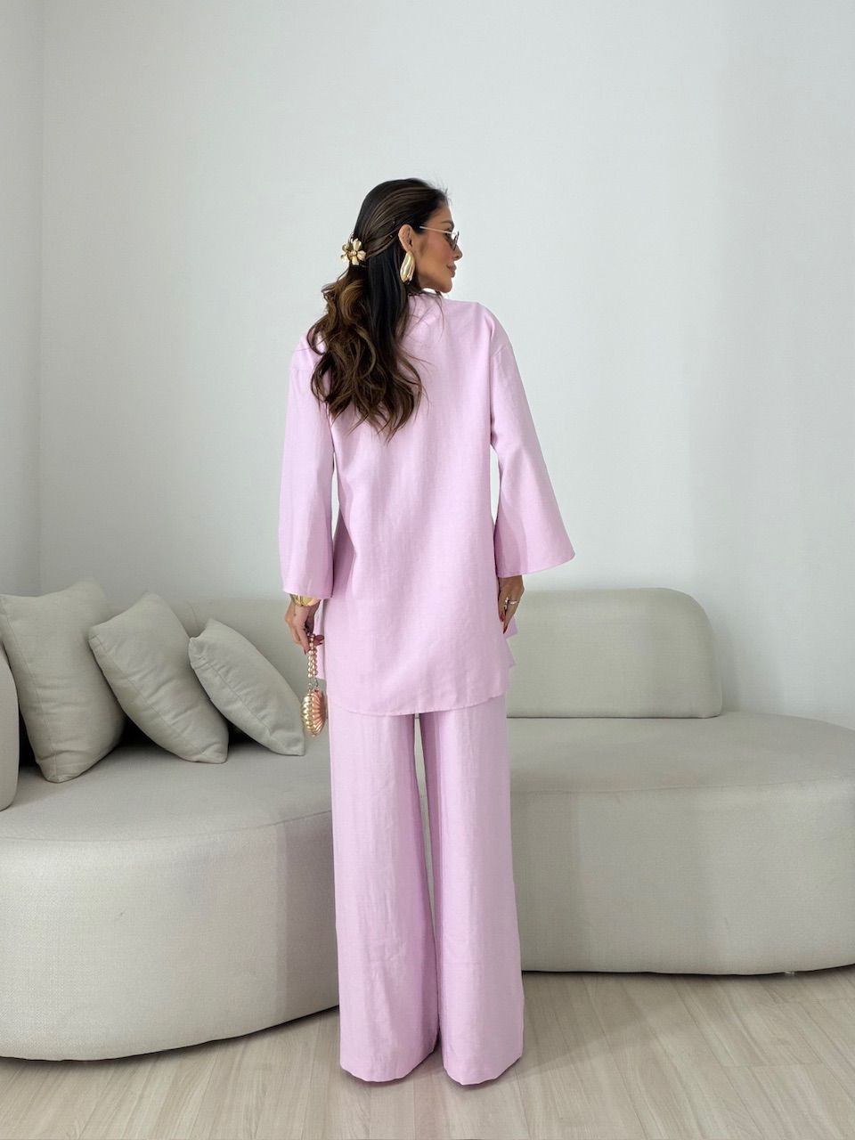 CONJUNTO ODETTE CALÇA ROSA