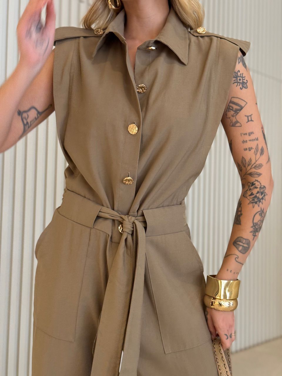 MACACÃO PRISCILA FAIXA VERDE