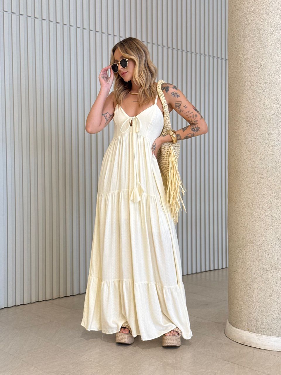 VESTIDO CECÍLIA ALCINHA MARFIM