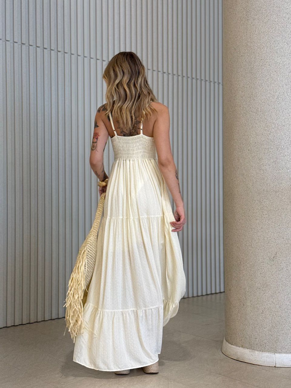 VESTIDO CECÍLIA ALCINHA MARFIM