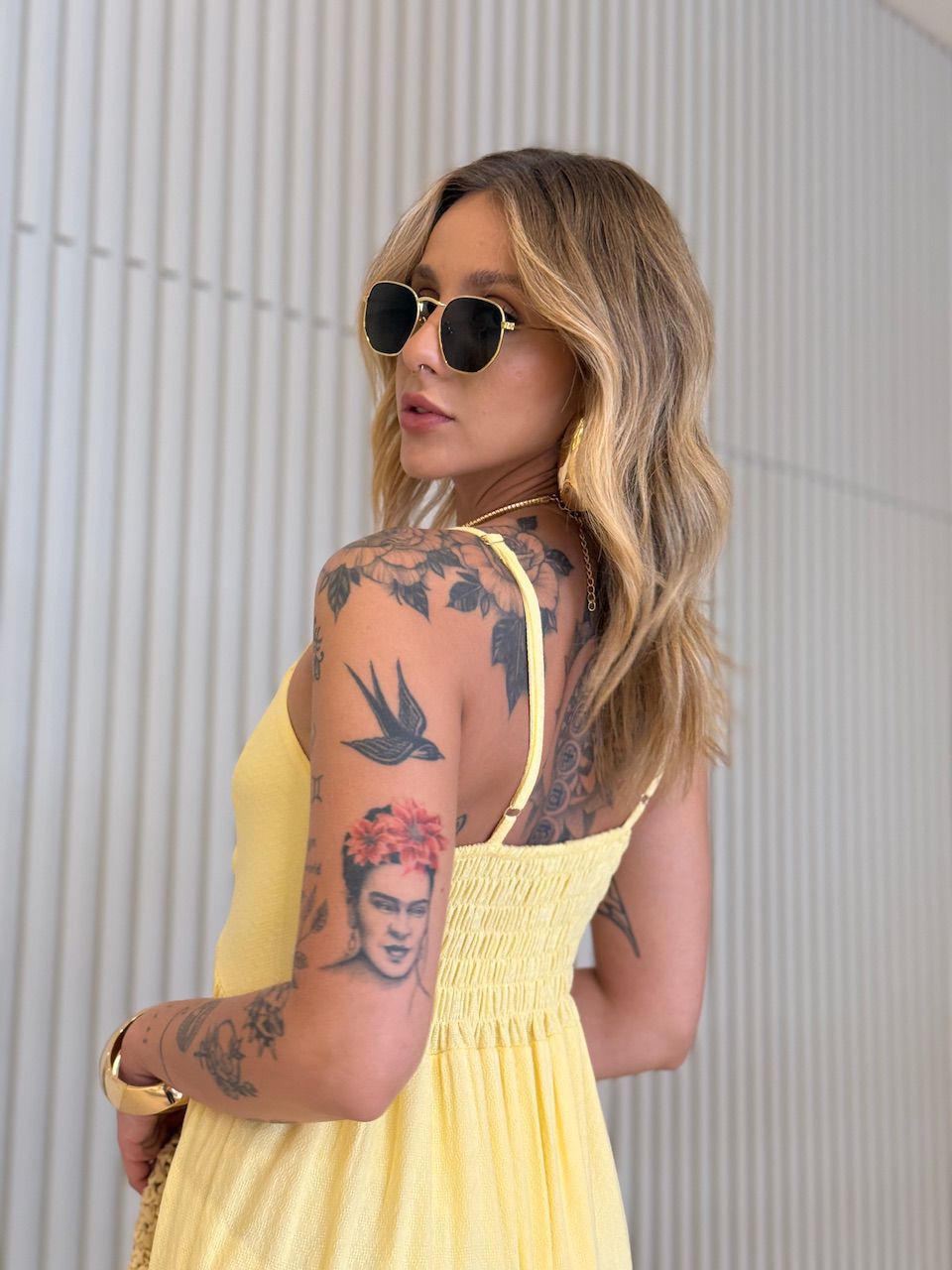 VESTIDO CECÍLIA ALCINHA YELLOW BUTTER