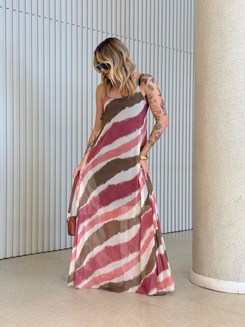 VESTIDO LUCIANA TULE ESTAMPADO