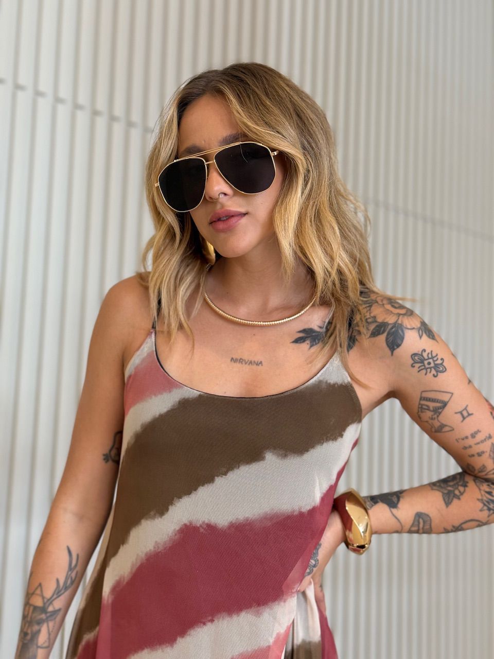 VESTIDO LUCIANA TULE ESTAMPADO