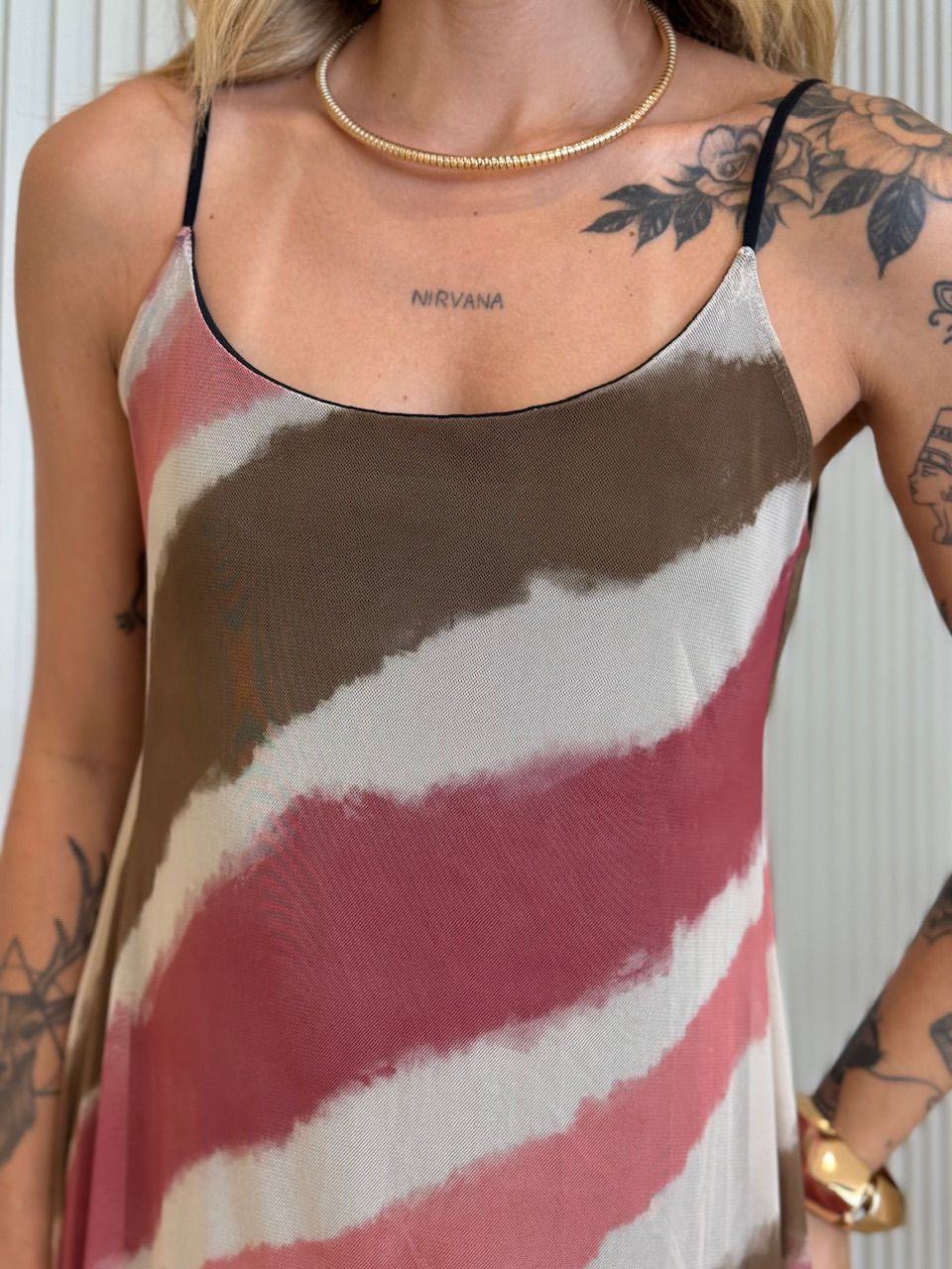 VESTIDO LUCIANA TULE ESTAMPADO