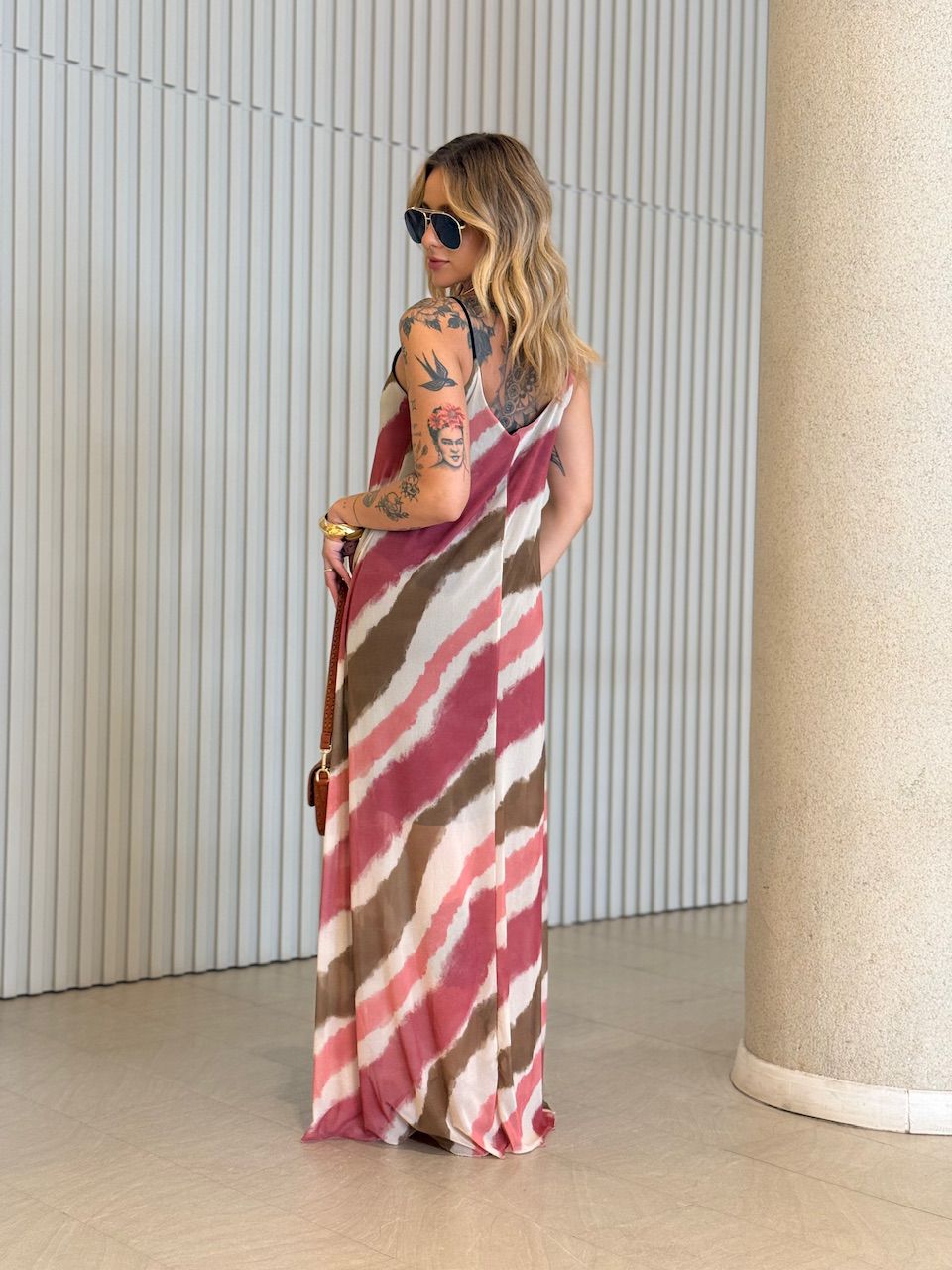 VESTIDO LUCIANA TULE ESTAMPADO