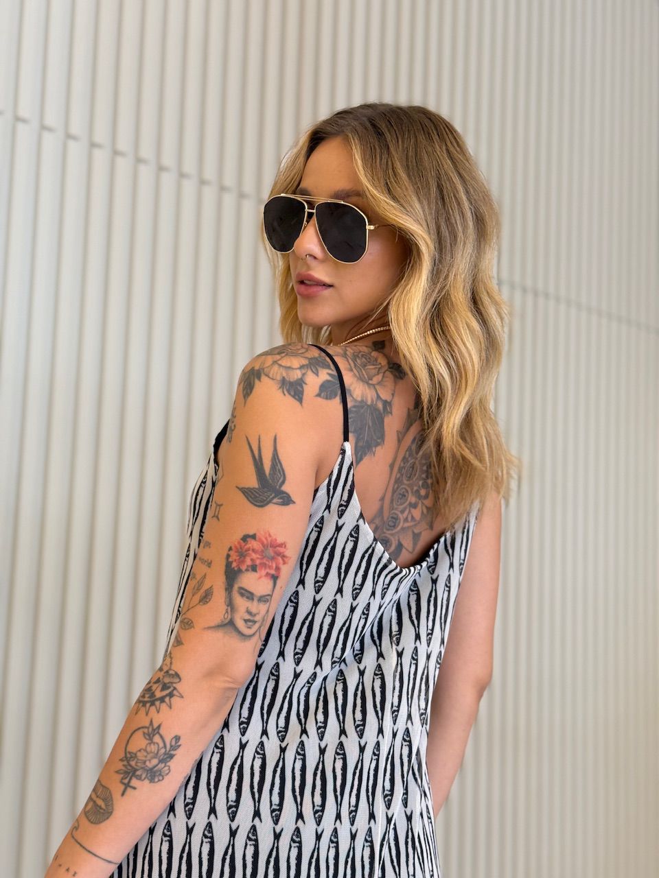 VESTIDO LUCIANA TULE SARDINHA OFF