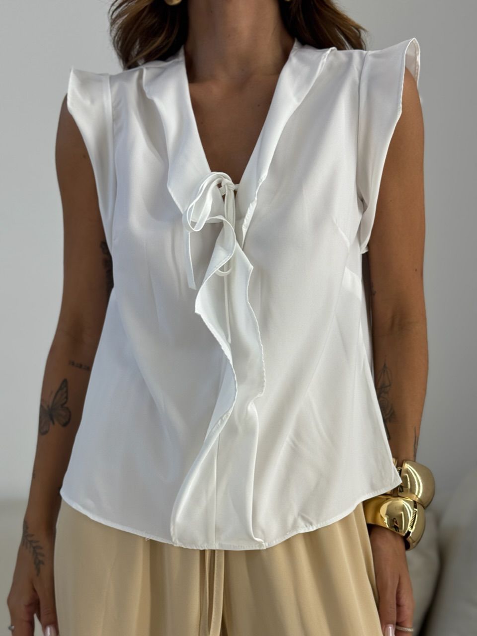 BLUSA MELINDA BABADO OFF