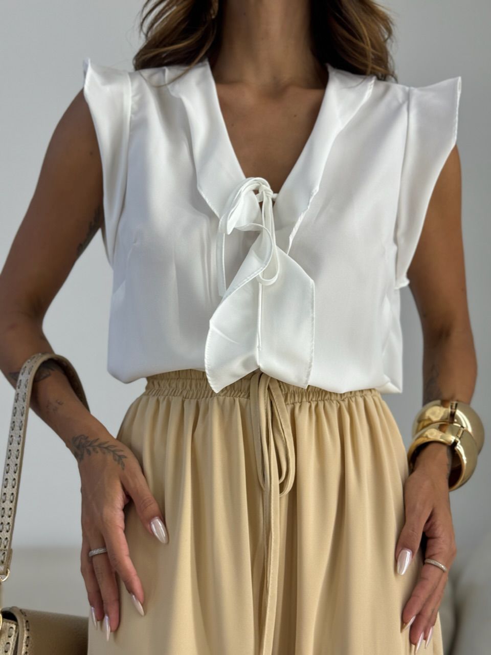 BLUSA MELINDA BABADO OFF