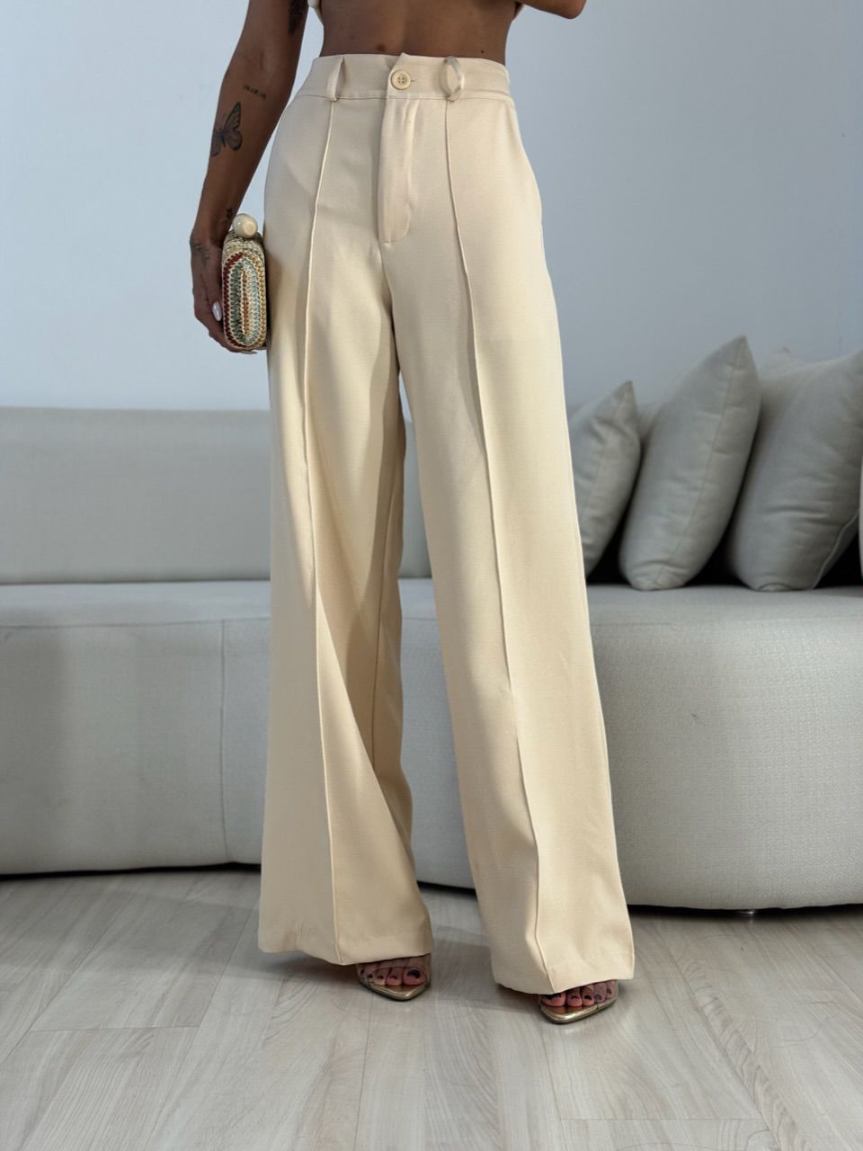 CONJUNTO LIZ ALFAIATARIA AREIA