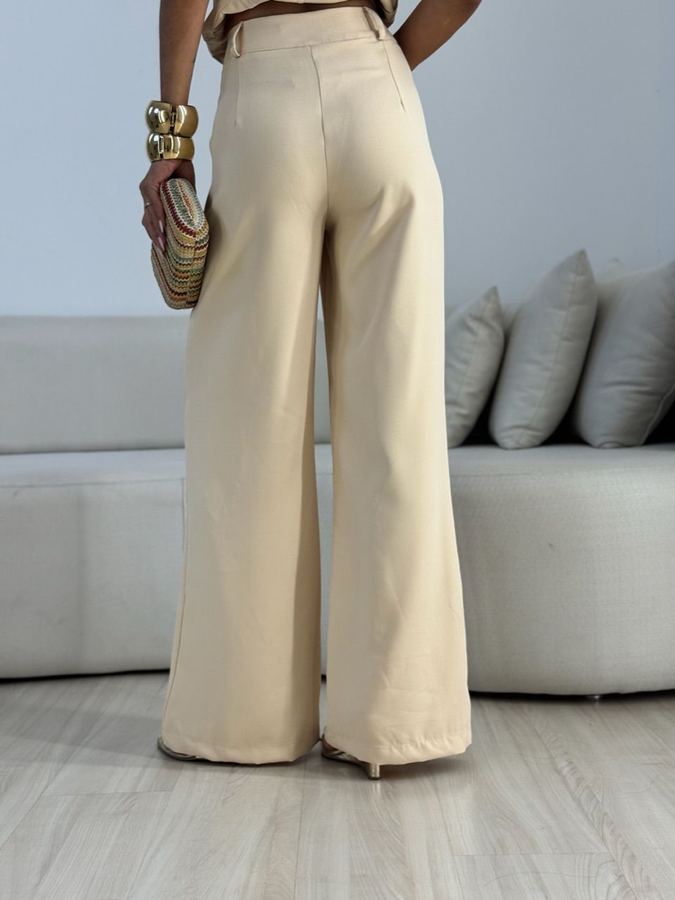 CONJUNTO LIZ ALFAIATARIA AREIA