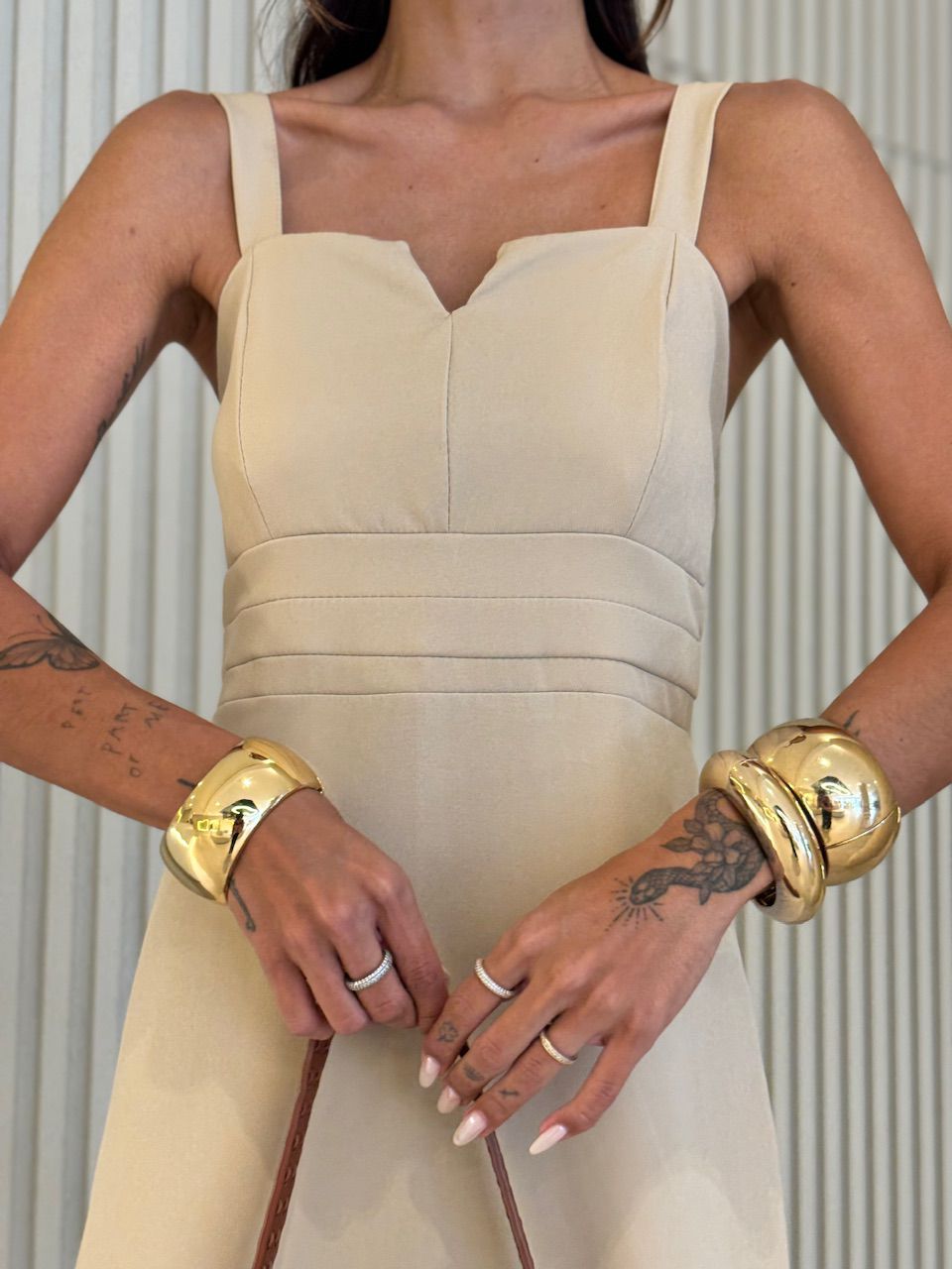 VESTIDO GIOVANA ALÇA NUDE