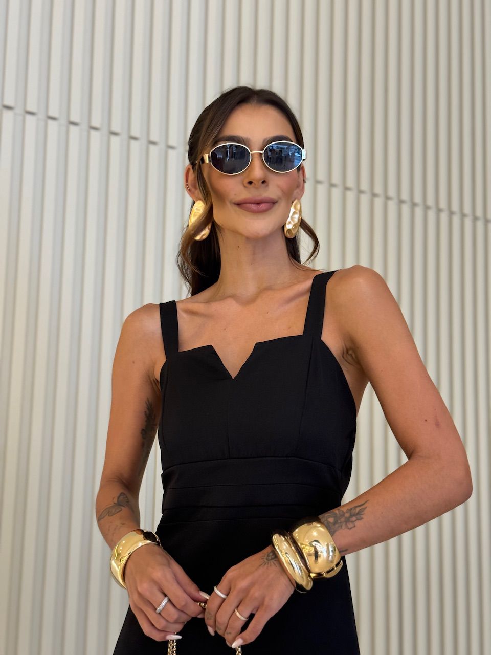 VESTIDO GIOVANA ALÇA PRETO