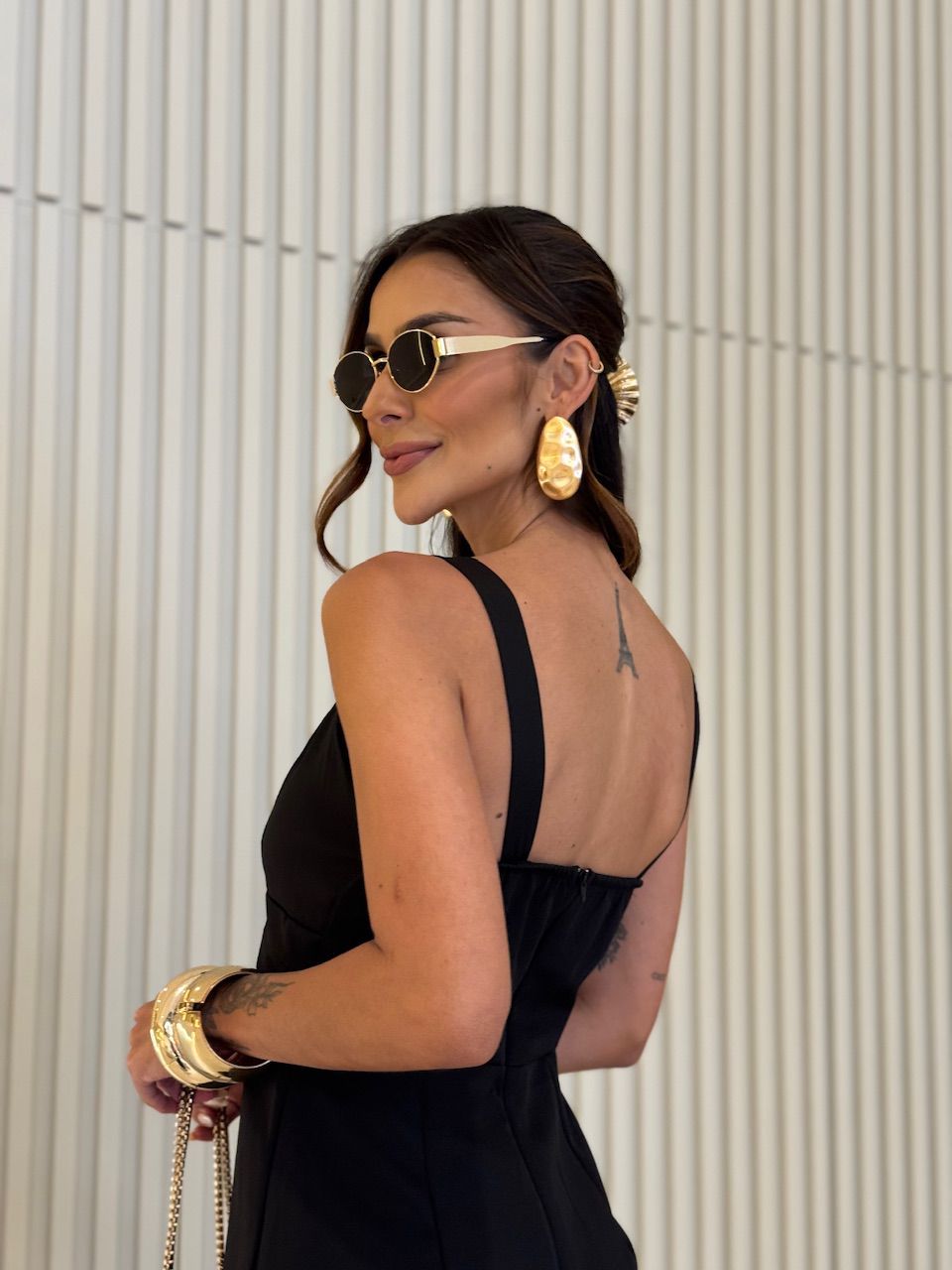 VESTIDO GIOVANA ALÇA PRETO