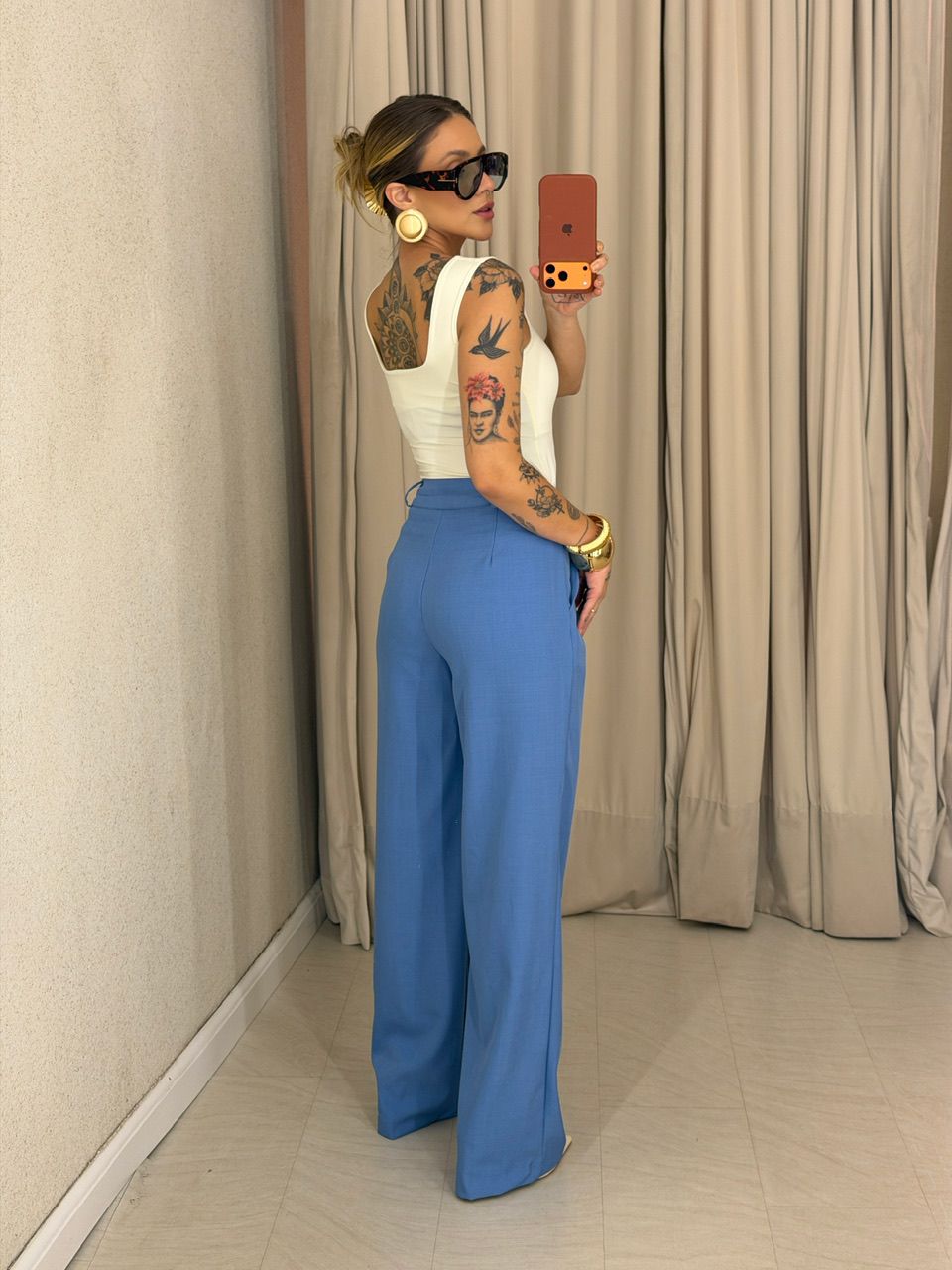 CALÇA ANIE PANTALONA BLUE JEANS