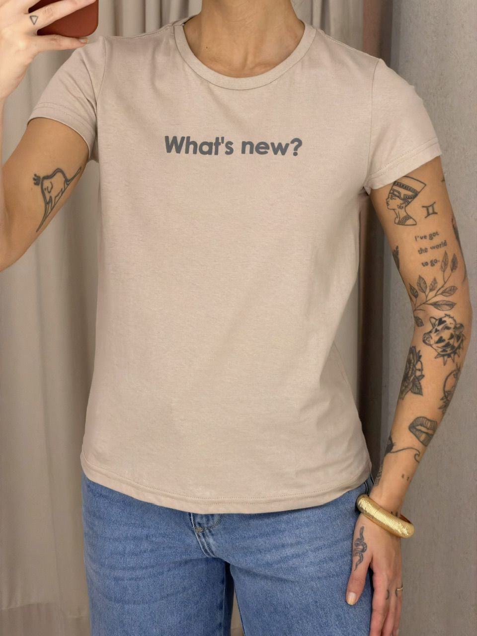 T-SHIRT LAILA BABY LOOK AREIA