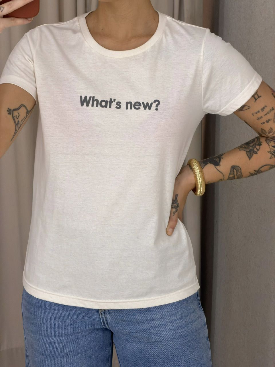 T-SHIRT LAILA BABY LOOK OFF