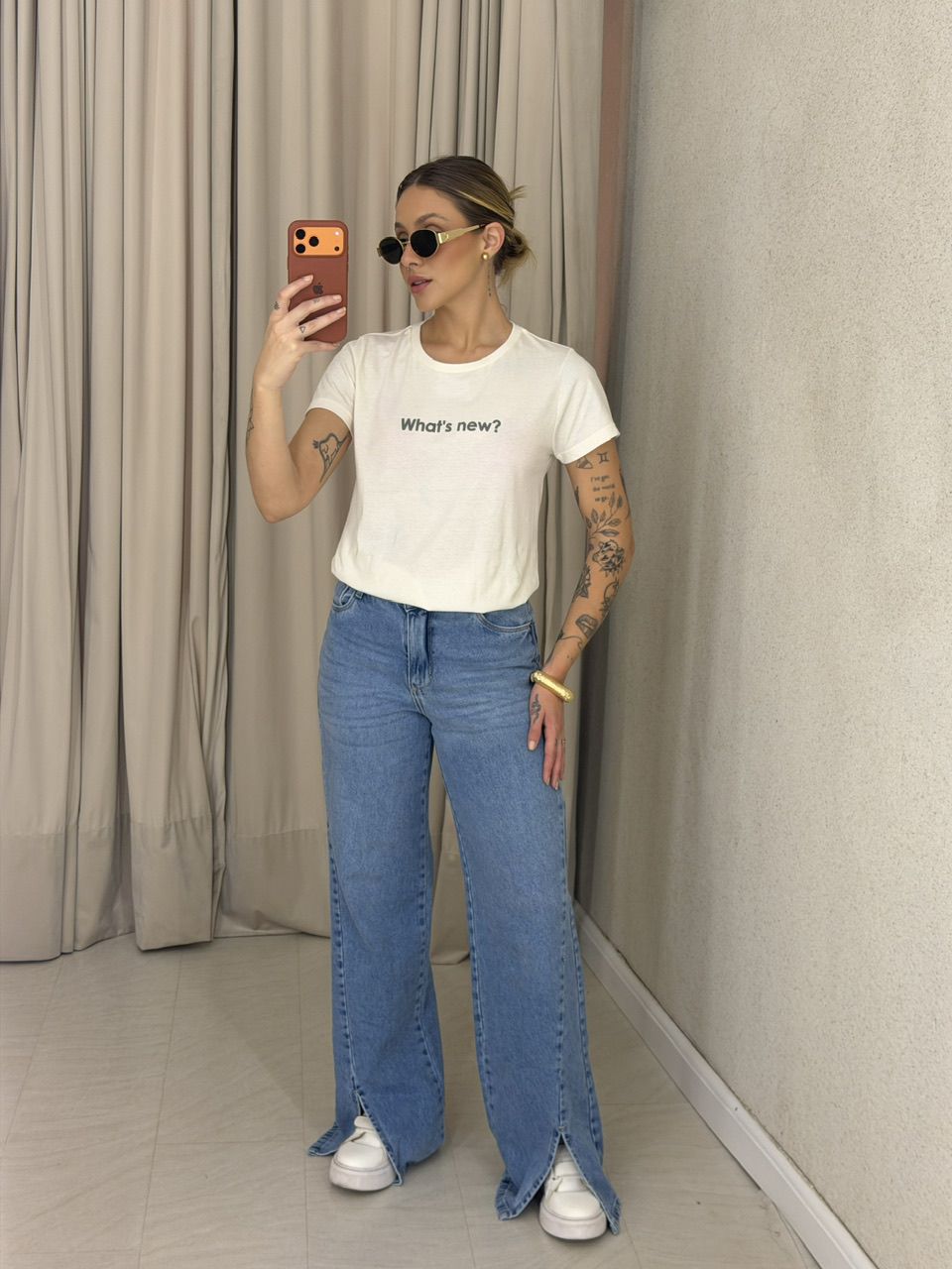 T-SHIRT LAILA BABY LOOK OFF