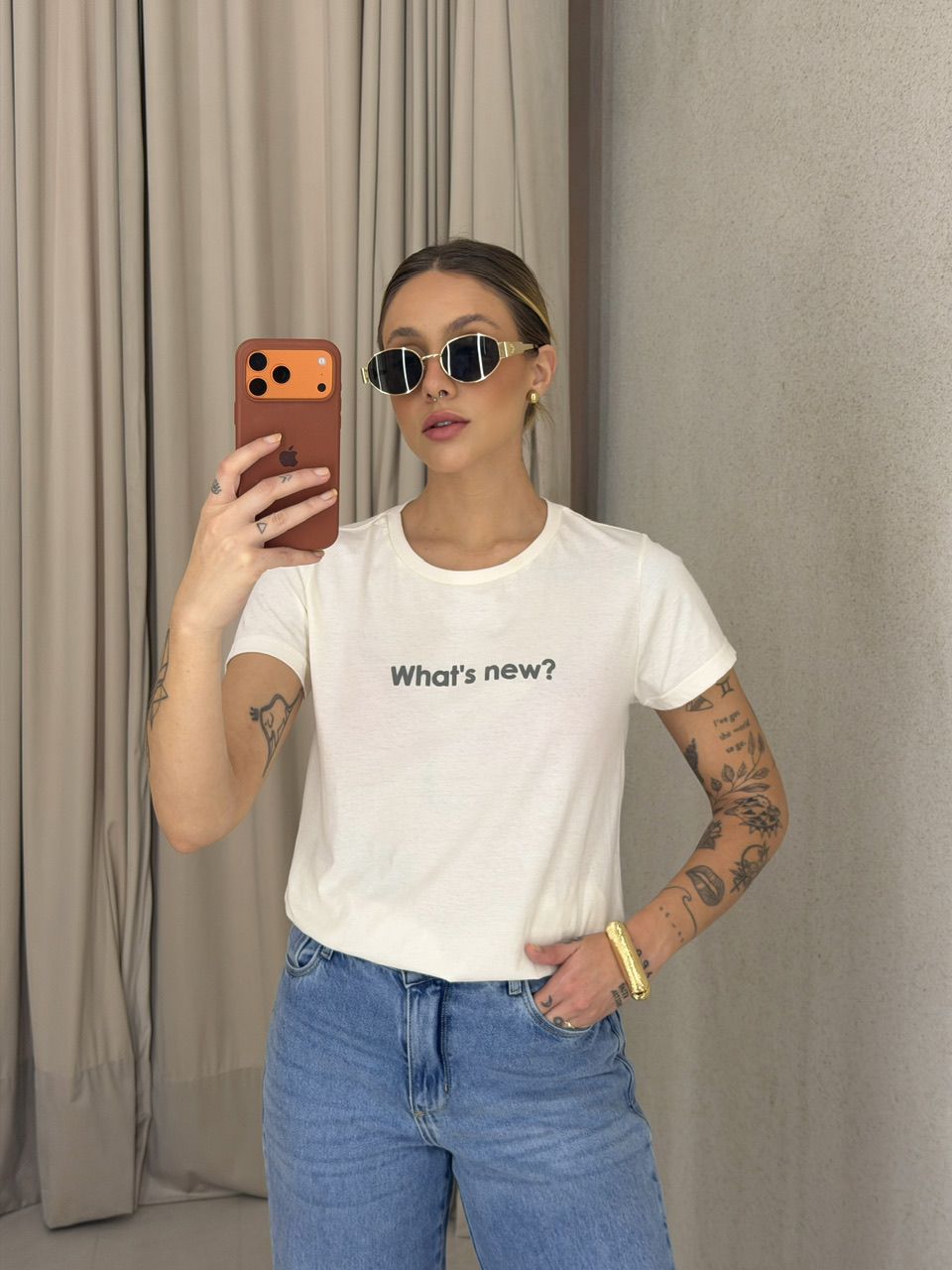 T-SHIRT LAILA BABY LOOK OFF