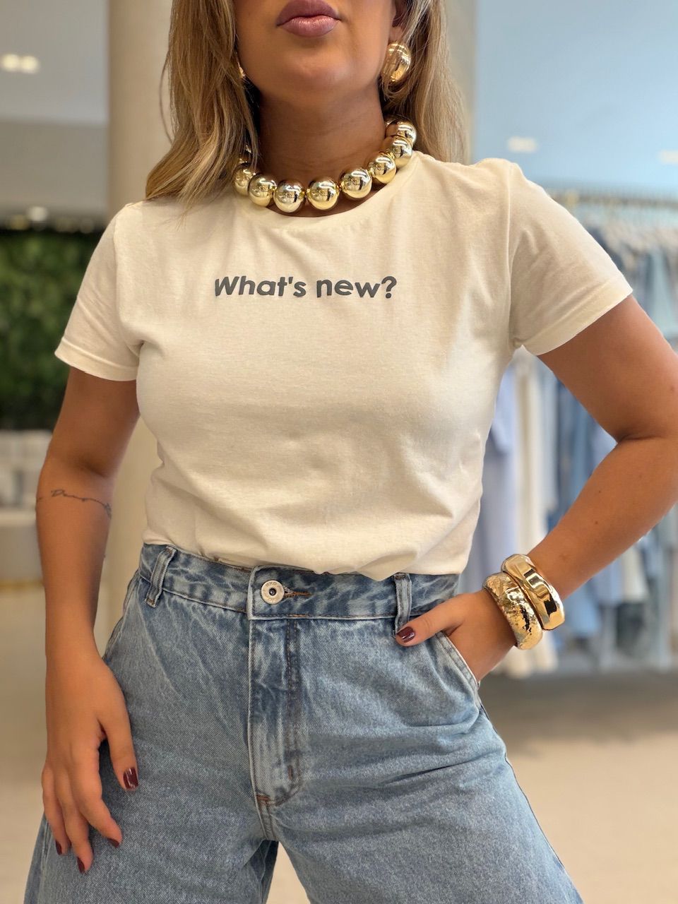 T-SHIRT LAILA BABY LOOK OFF