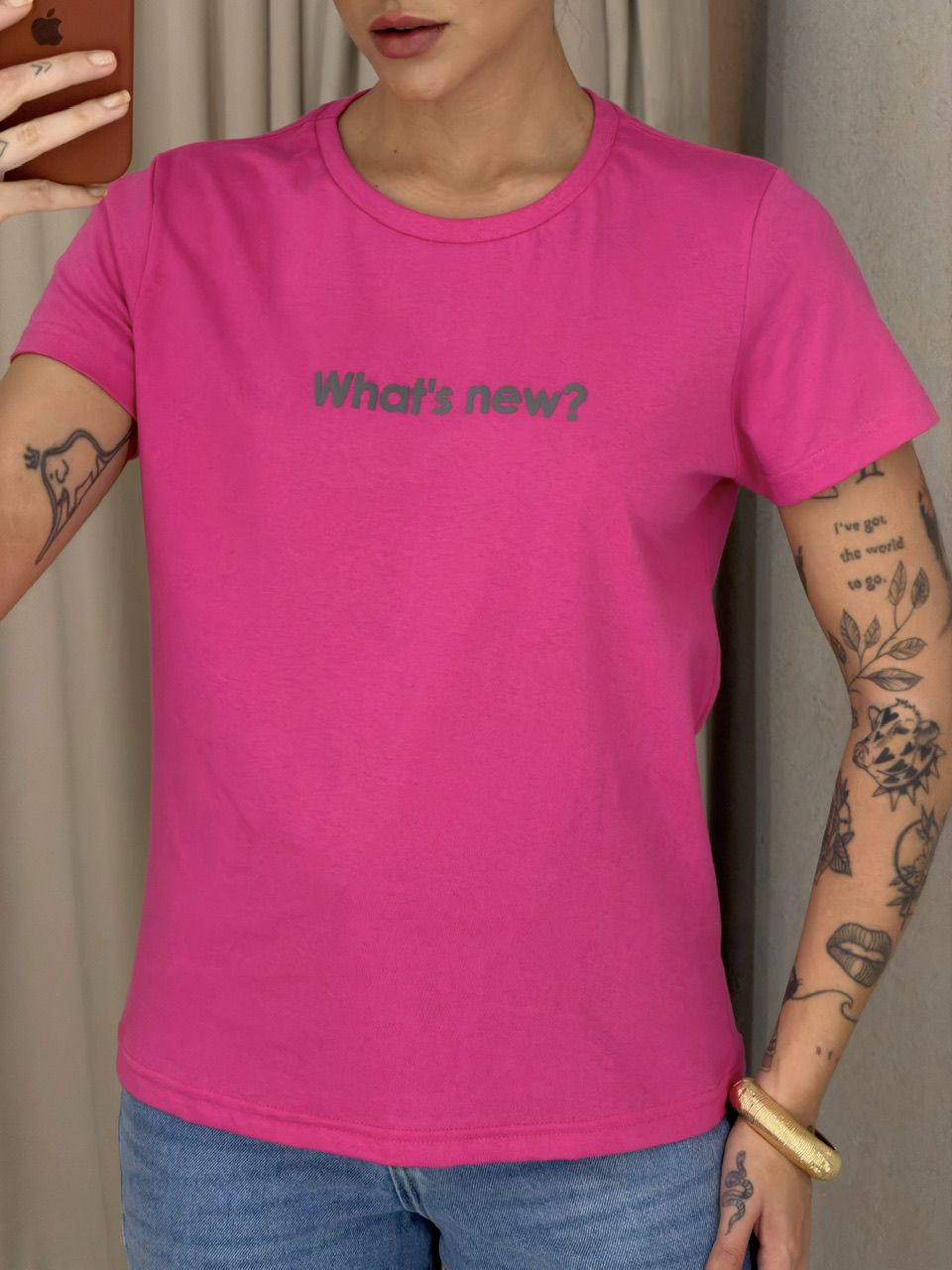 T-SHIRT LAILA BABY LOOK PINK