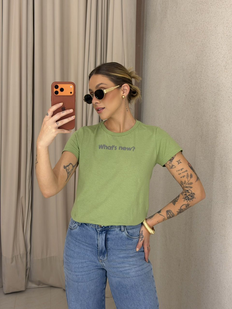 T-SHIRT LAILA BABY LOOK VERDE