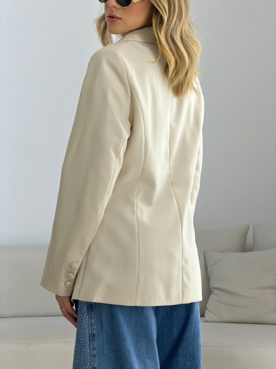 BLAZER JORDANA FORRADO MARFIM