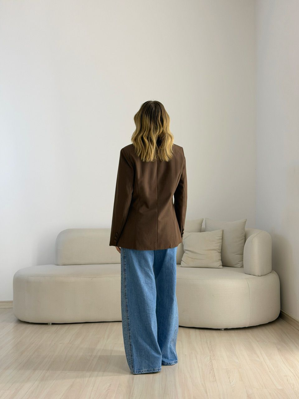 BLAZER JORDANA FORRADO CAFÉ