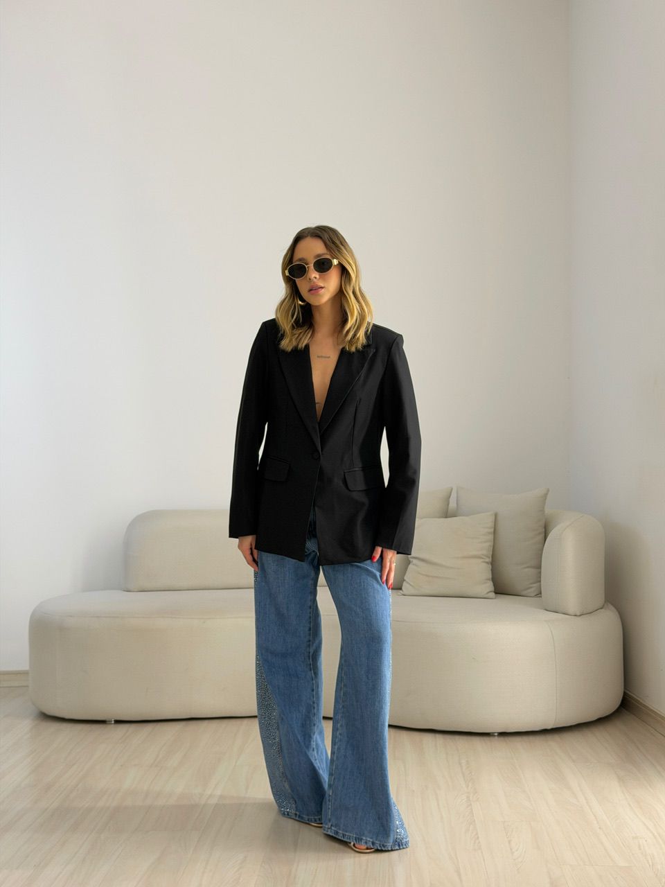 BLAZER JORDANA FORRADO PRETO