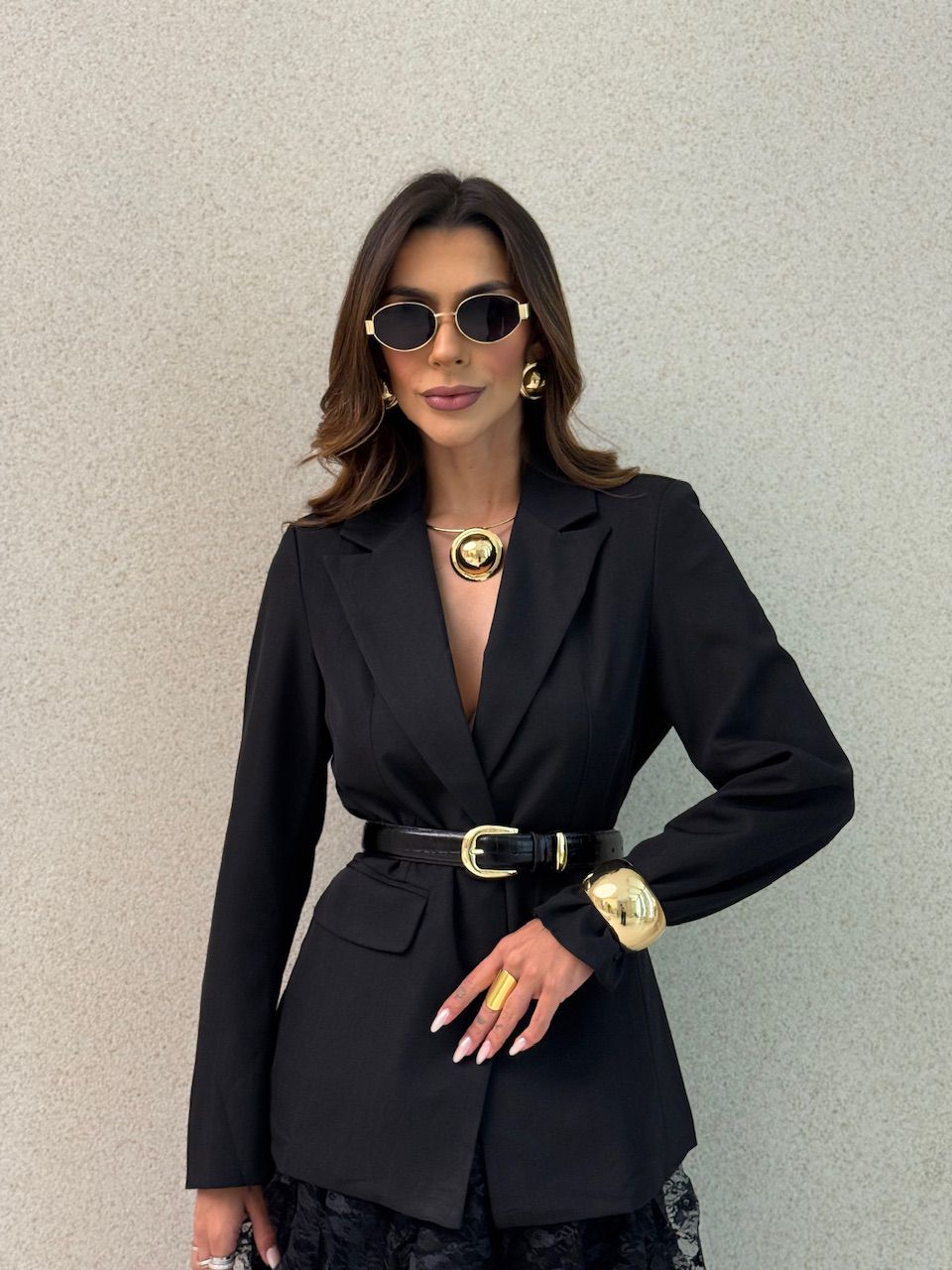 BLAZER JORDANA FORRADO PRETO