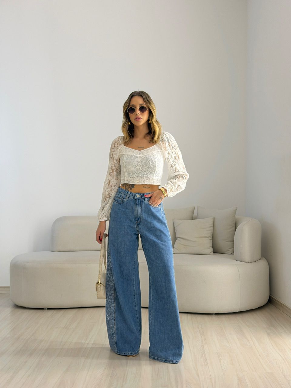 CROPPED KATE RENDA OFF