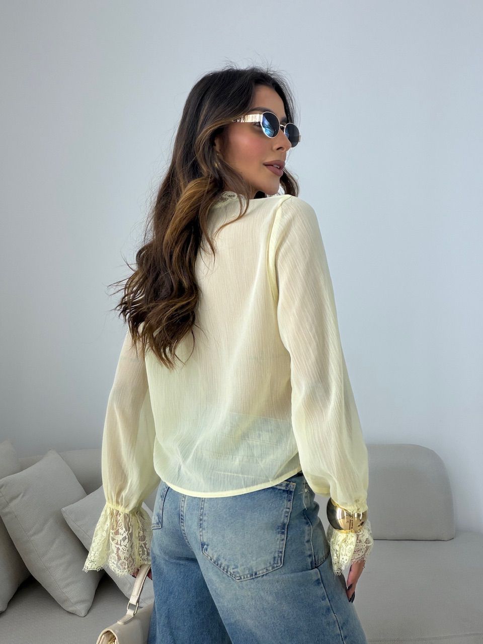 BATA ANA CECILIA RENDA YELLOW BUTTER