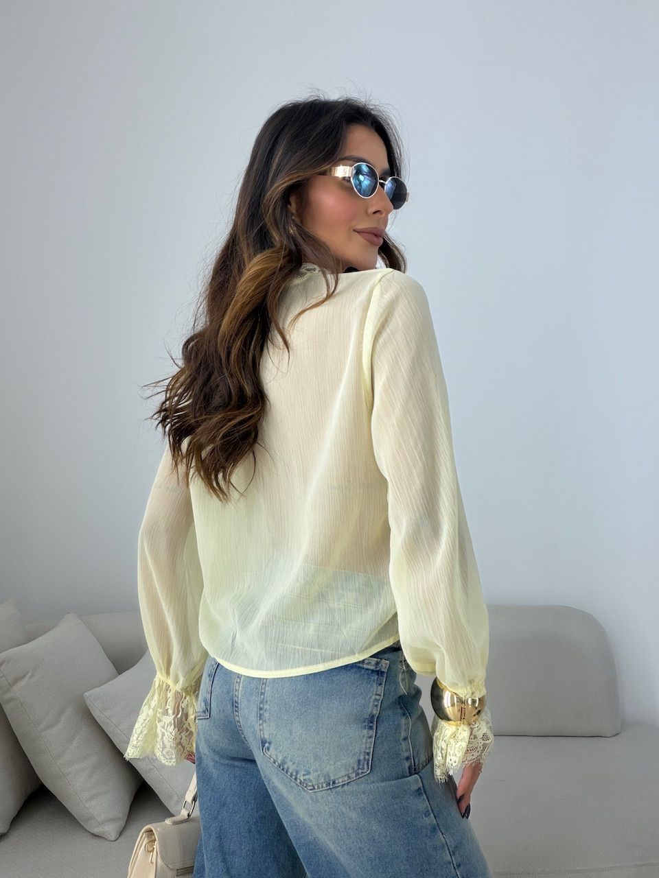 BATA ANA CECILIA RENDA YELLOW BUTTER