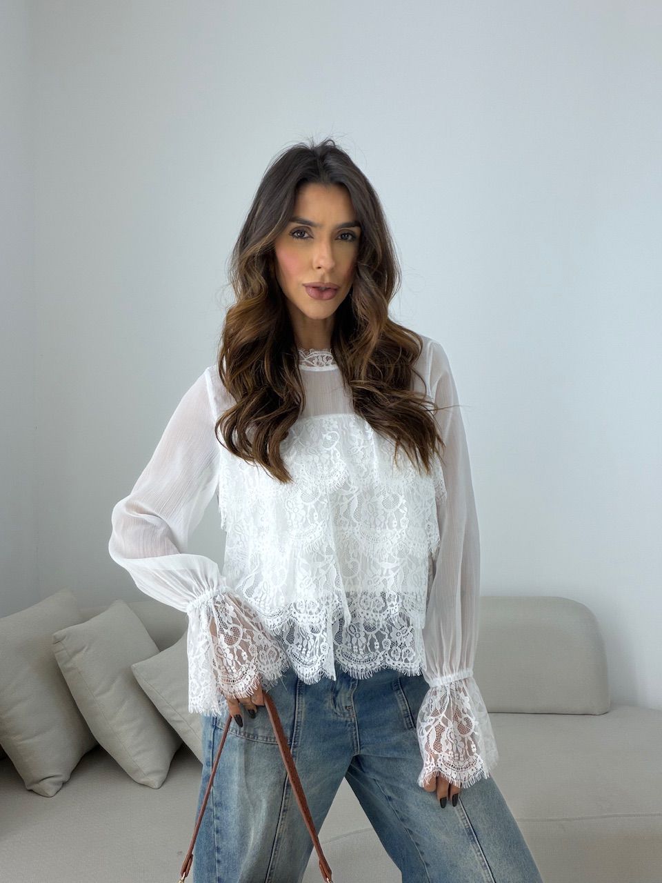 BATA ANA CECILIA RENDA OFF - 0077390048 - CAROLLA FERRARO