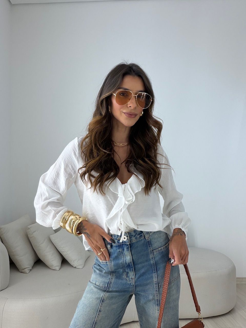 BATA MARIA FERNANDA AMARRAÇÃO OFF - 0077380048 - CAROLLA FERRARO