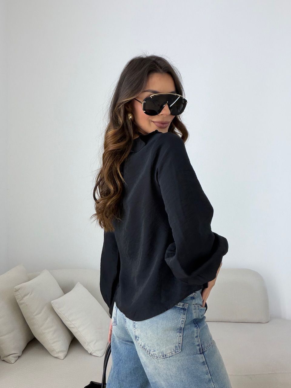 BATA MARIA FERNANDA AMARRAÇÃO PRETA