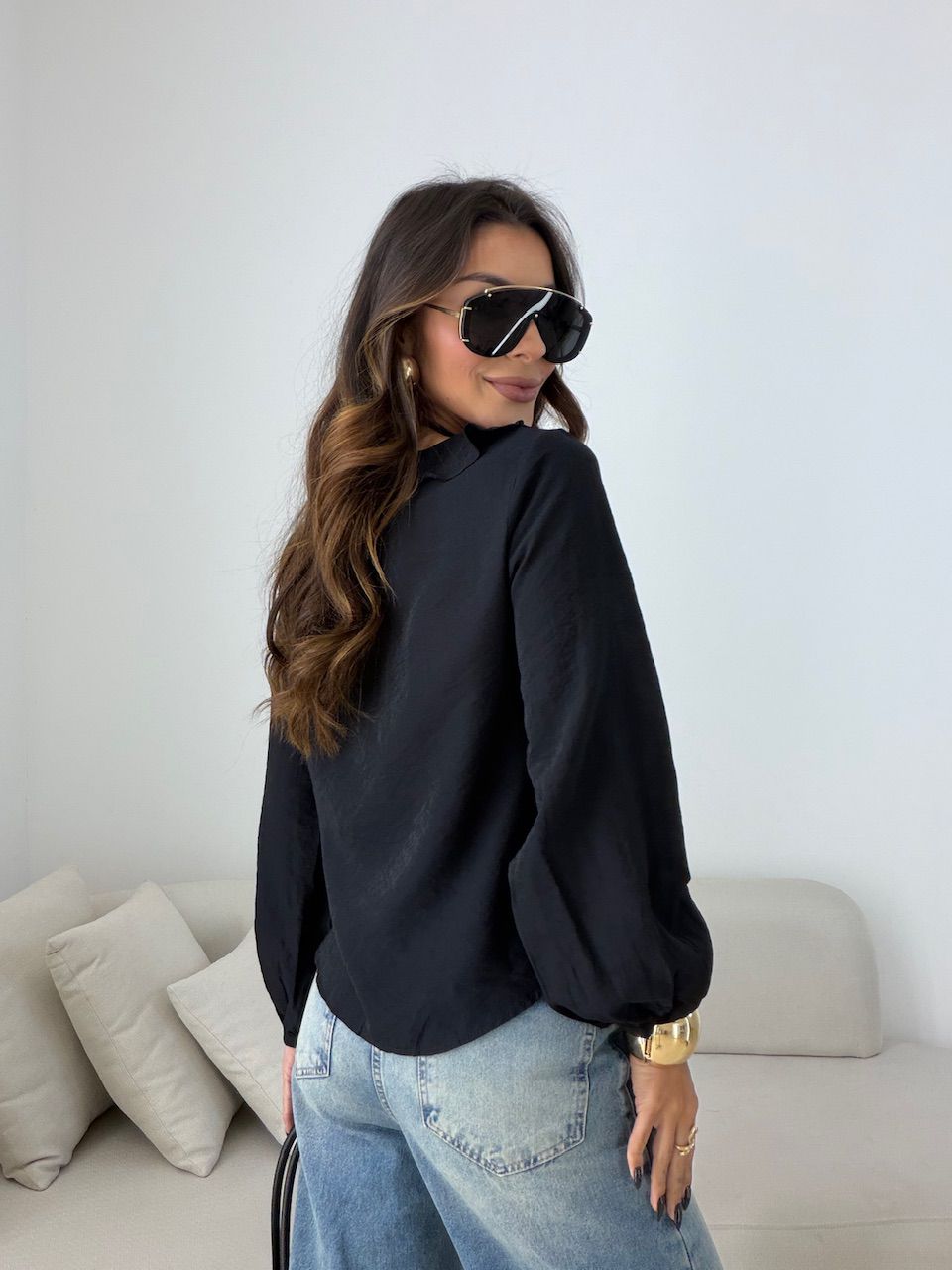 BATA MARIA FERNANDA AMARRAÇÃO PRETA