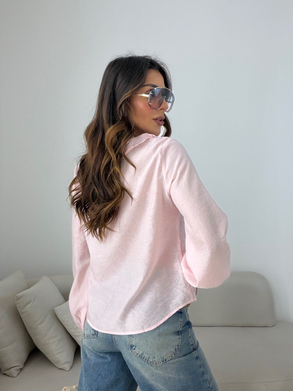 BATA MARIA FERNANDA AMARRAÇÃO BABY PINK