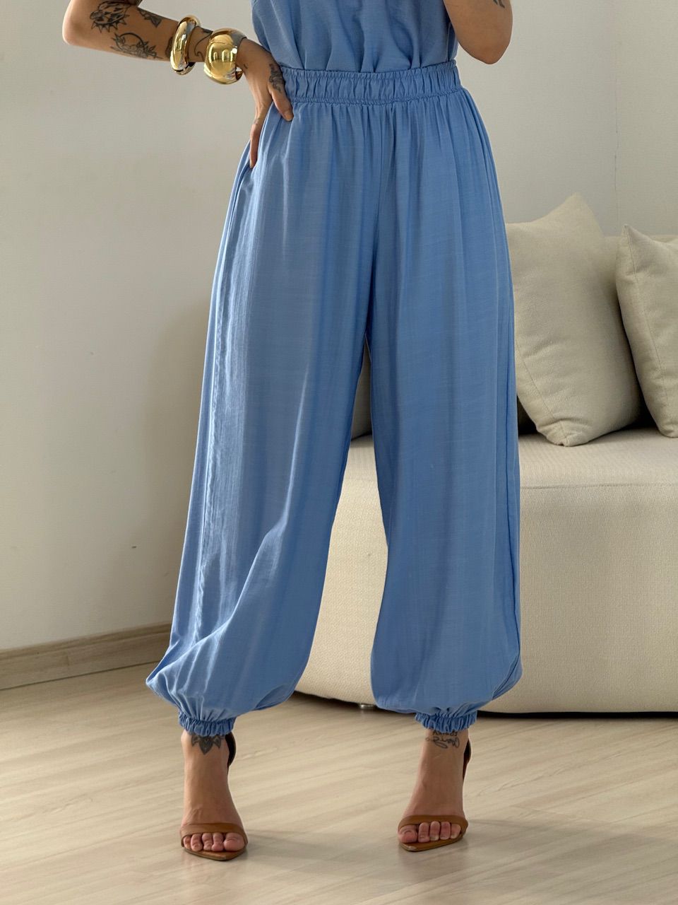 CONJUNTO MADU FRENTE ÚNICA AZUL