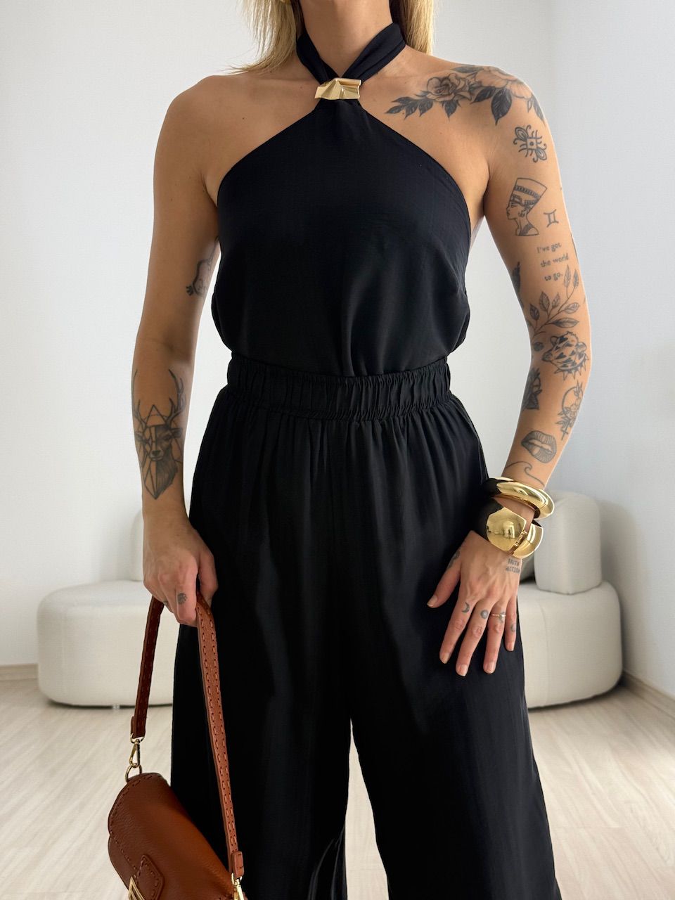 CONJUNTO MADU FRENTE ÚNICA PRETO