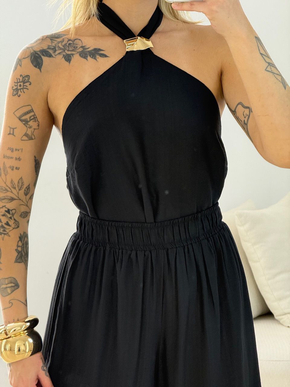 CONJUNTO MADU FRENTE ÚNICA PRETO