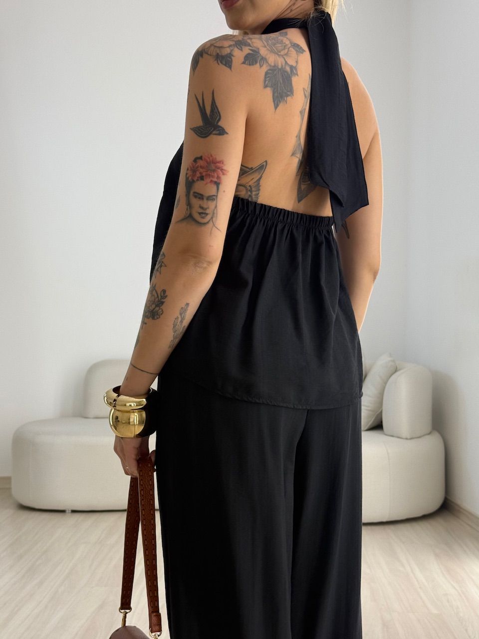 CONJUNTO MADU FRENTE ÚNICA PRETO