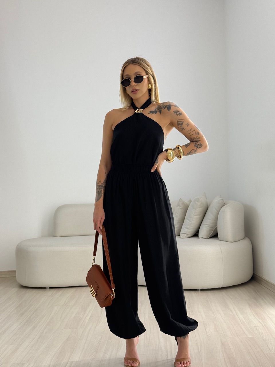 CONJUNTO MADU FRENTE ÚNICA PRETO