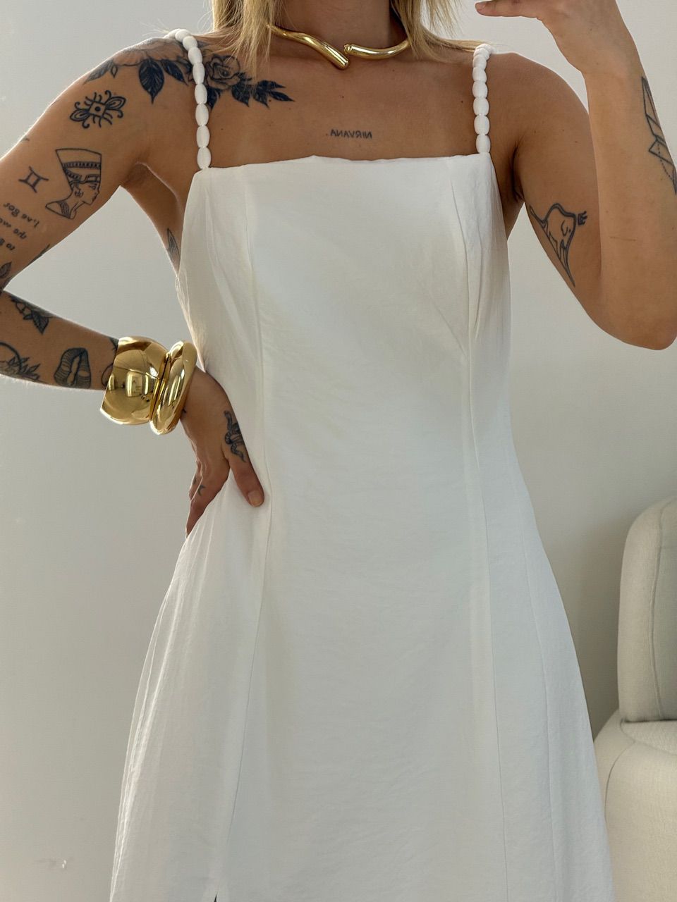 VESTIDO MAISA FENDA OFF