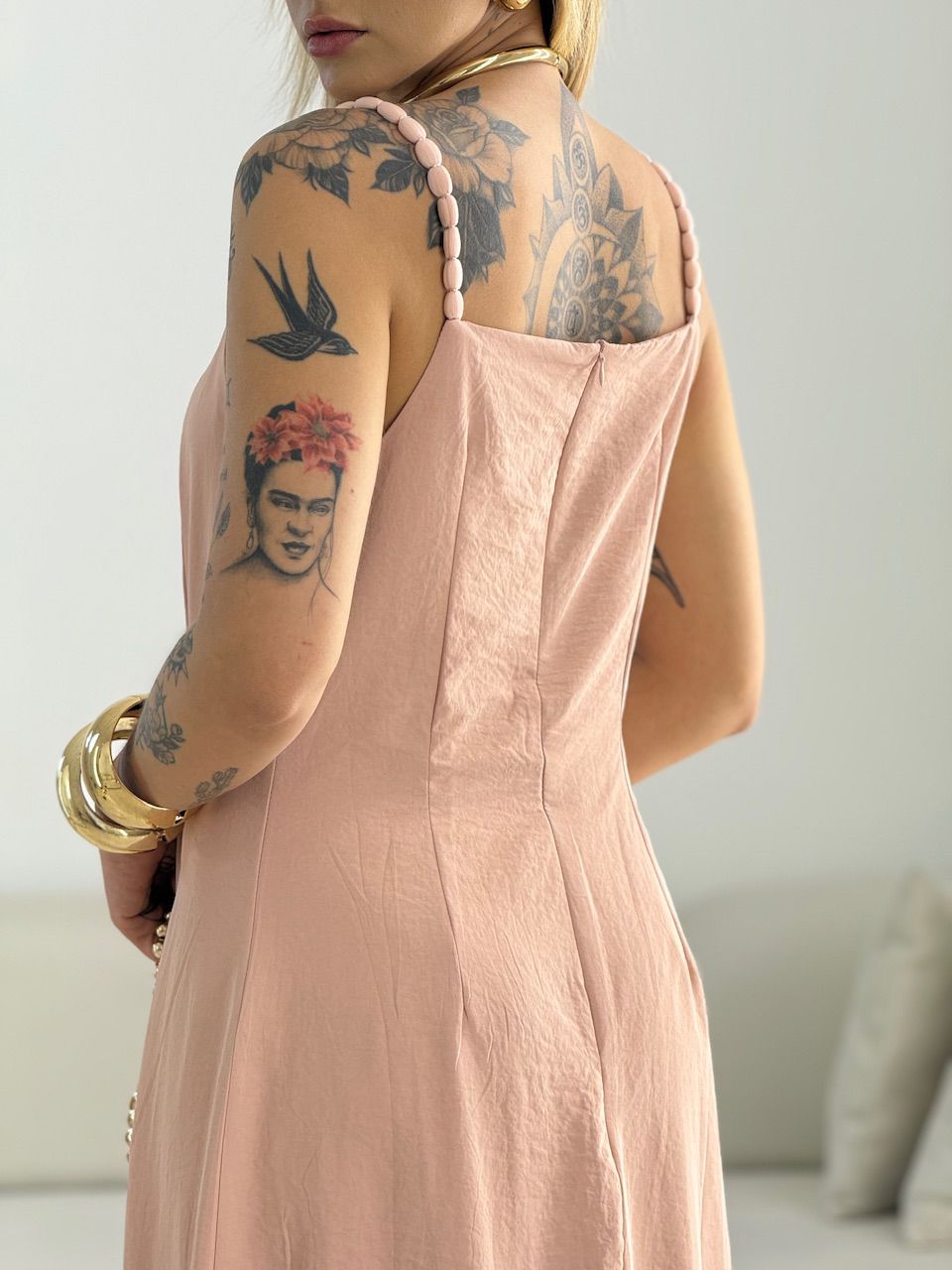 VESTIDO MAISA FENDA ROSÊ