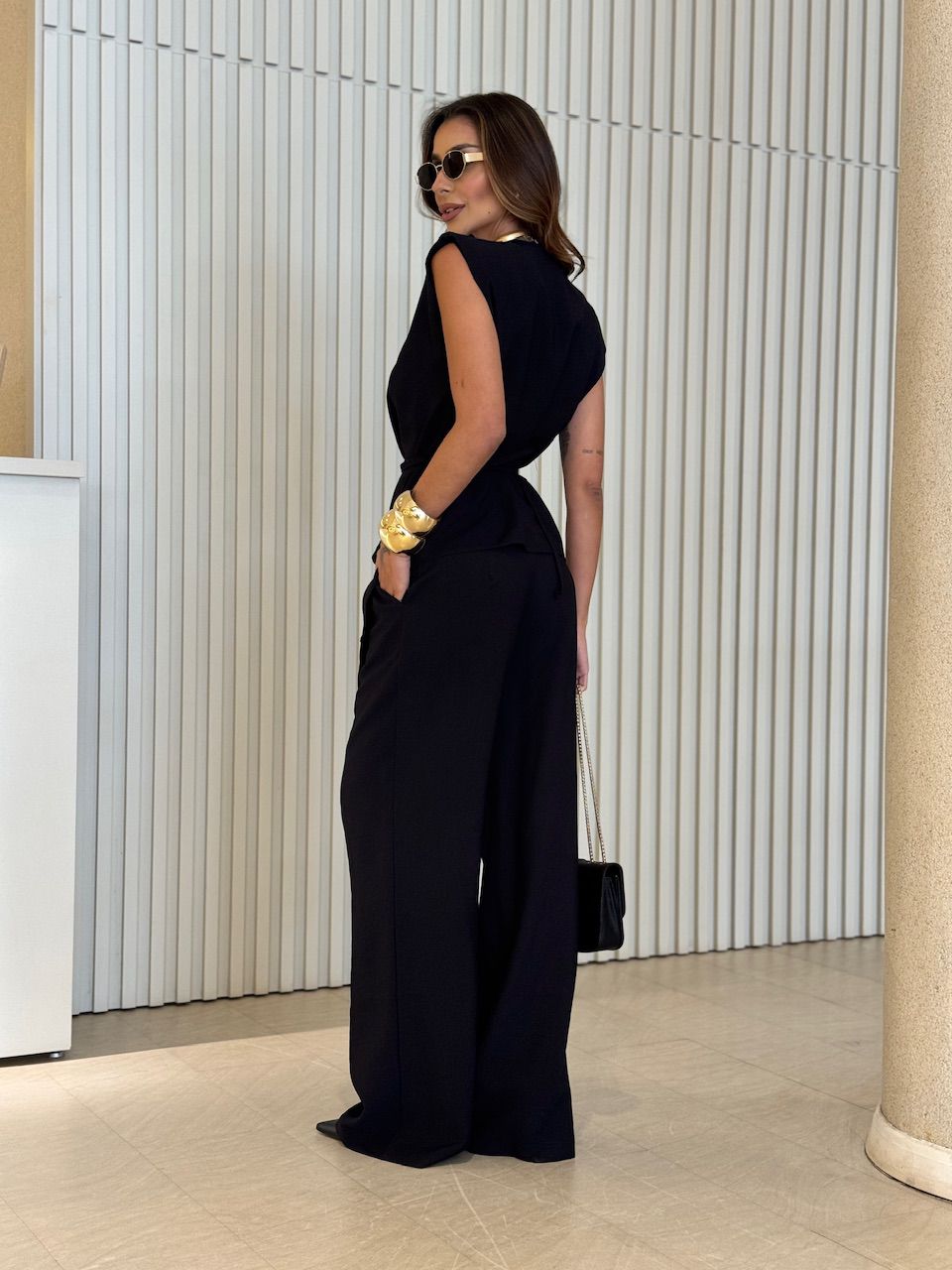 CONJUNTO REGINA AMARRAÇÃO PRETO