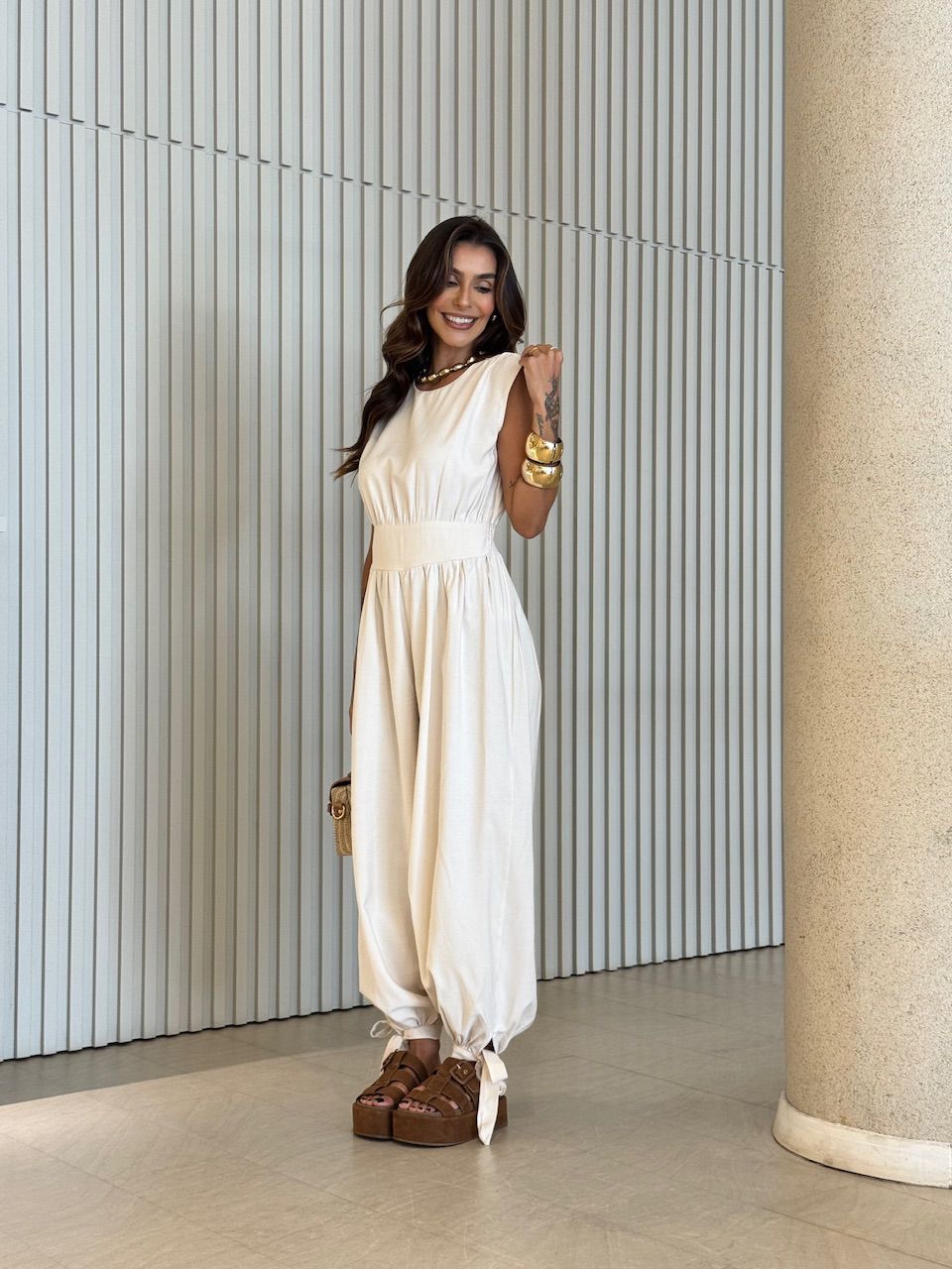 MACACÃO LIDIANE ALADIM MARFIM