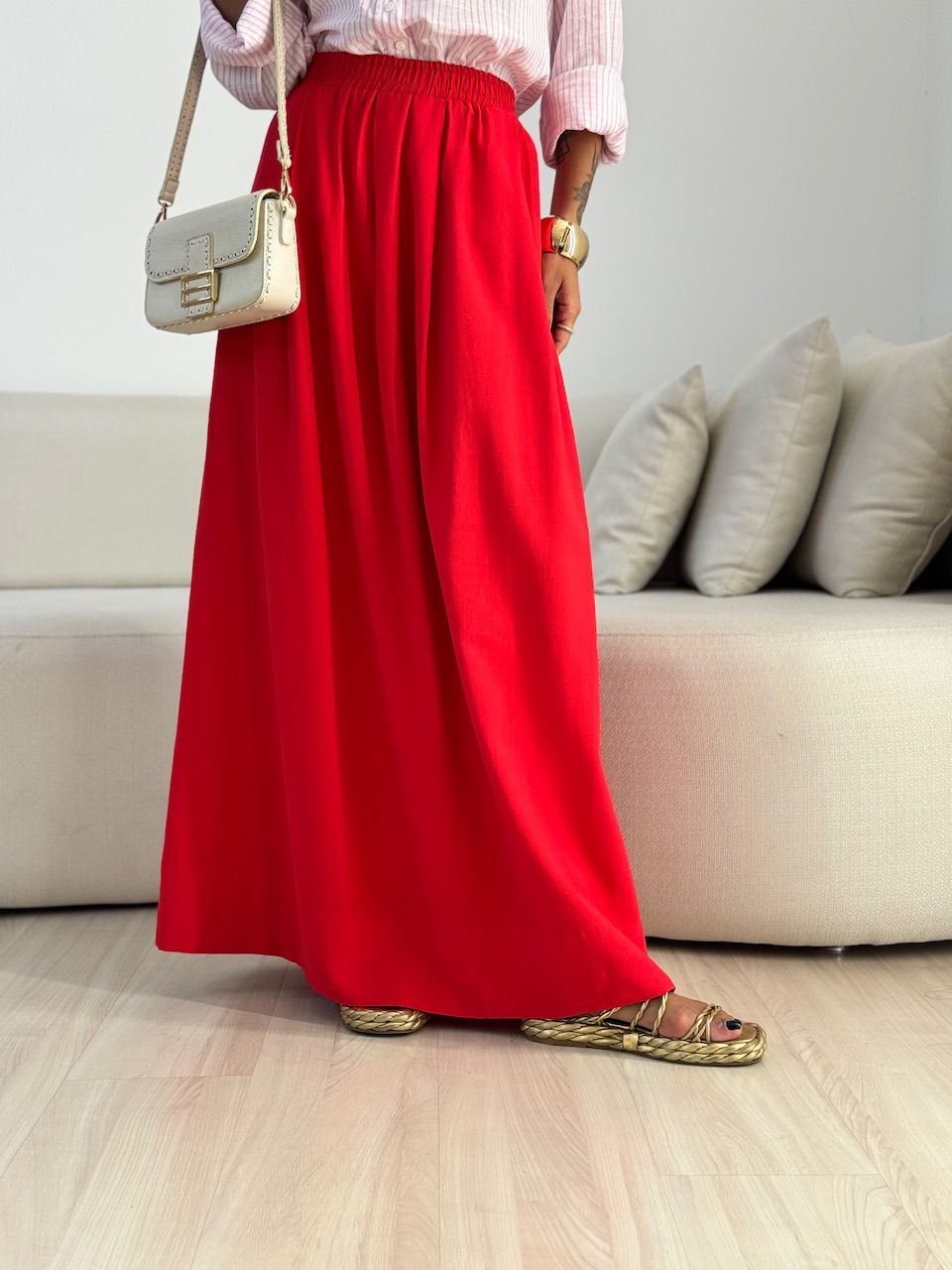 SAIA SAMANTA LONGA VERMELHA - 0072630007 - CAROLLA FERRARO