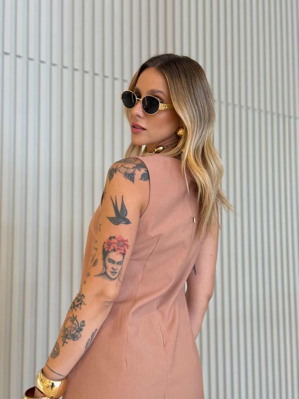 VESTIDO MAIARA CURTO CAPUCCINO 